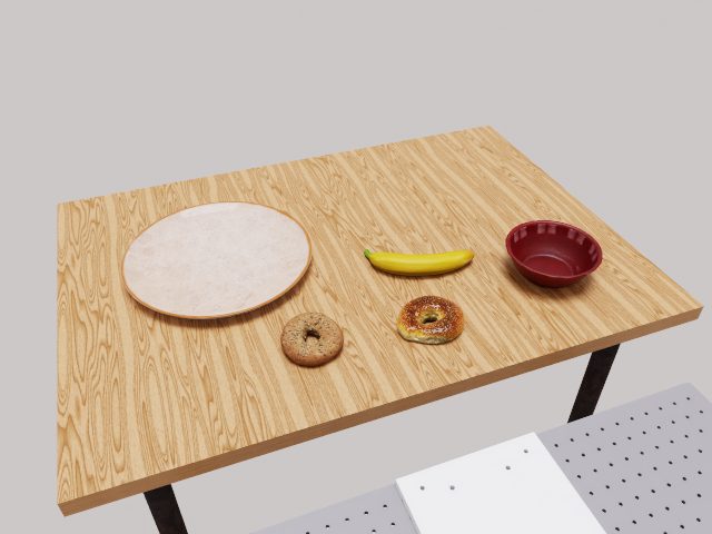 bagel_plate_banana_bowl scene