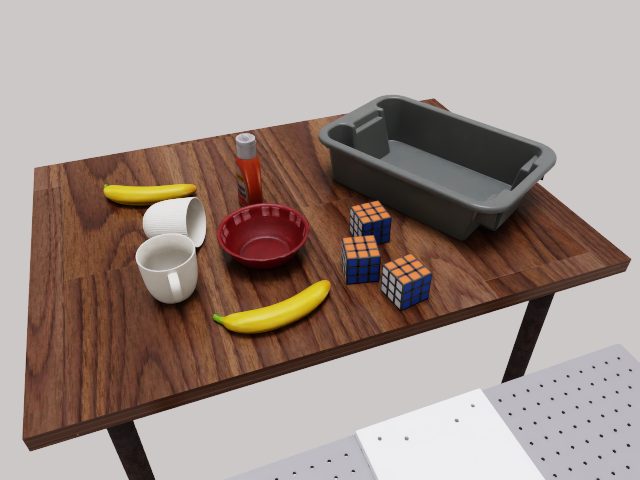 mugs2_bananas2_ketchup_rubiks3_bin scene
